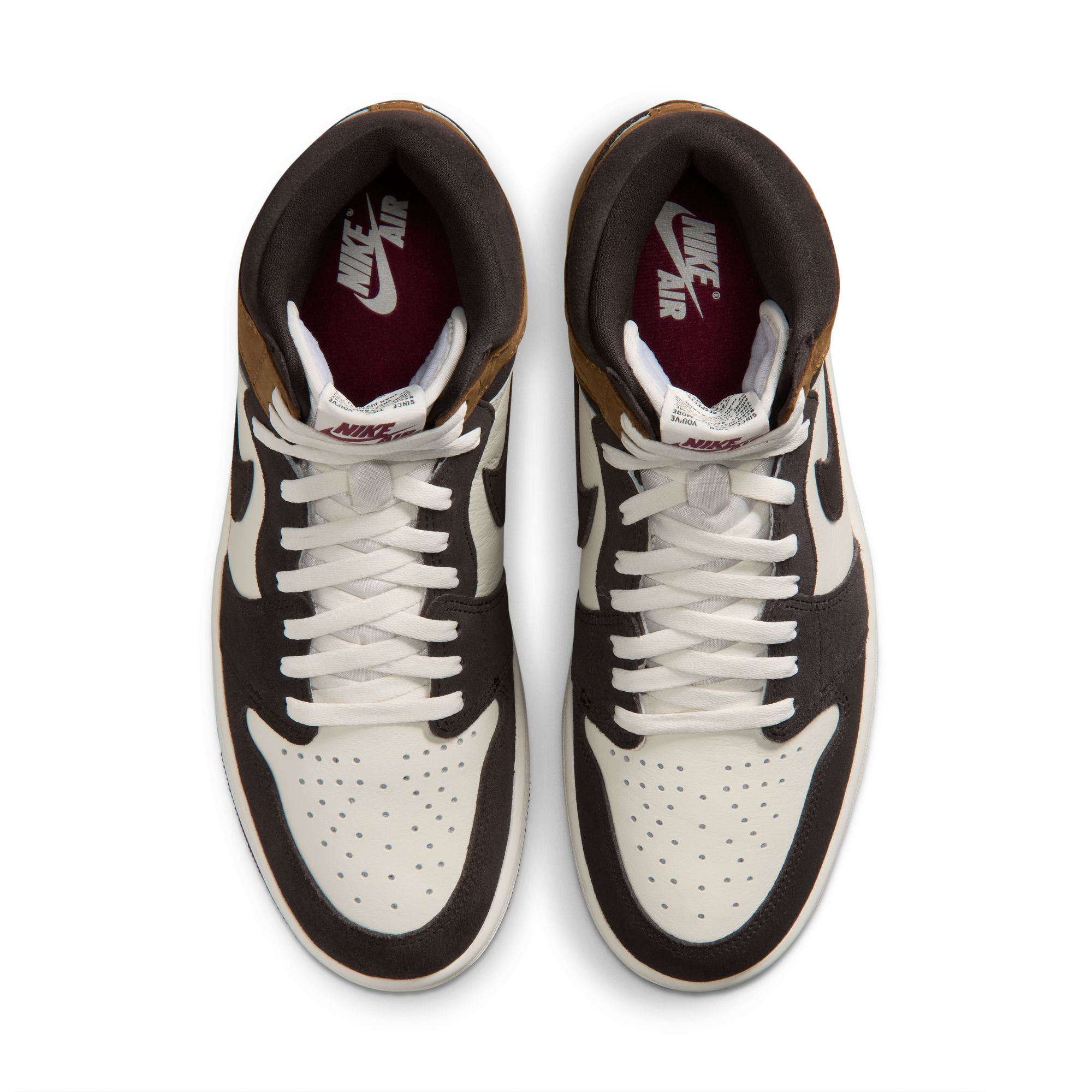 Air Jordan 1 Retro High OG Love Letter Shadow Brown Team Red Lt British Tan DZ5485-201 | Pro Feet