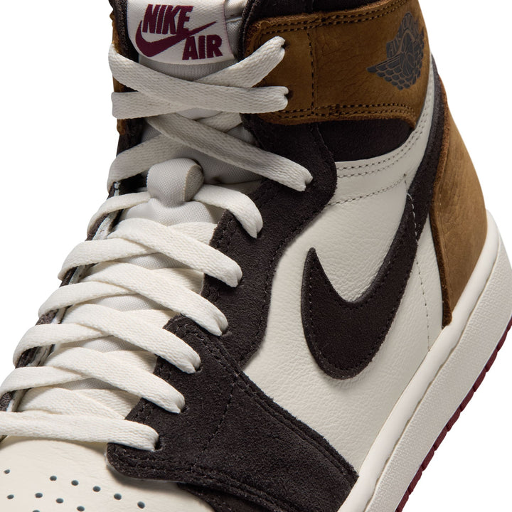 Air Jordan 1 Retro High OG Love Letter Shadow Brown Team Red Lt British Tan DZ5485-201 | Pro Feet