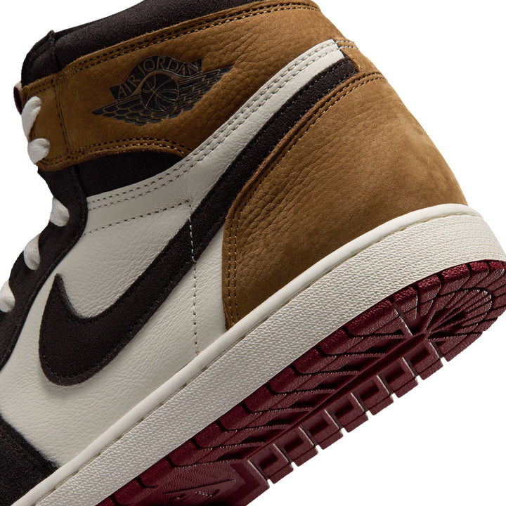 Air Jordan 1 Retro High OG Love Letter Shadow Brown Team Red Lt British Tan DZ5485-201 | Pro Feet