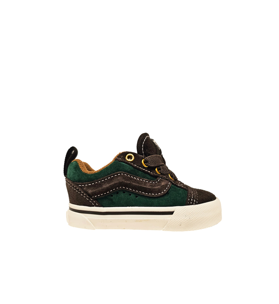 Brown and green Vans Knu Skool TD