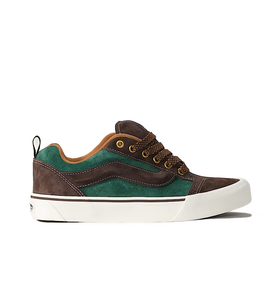 Vans Knu Skool GS 'Big Kid's' Suede Brown/Green (VN000EE6BGS)