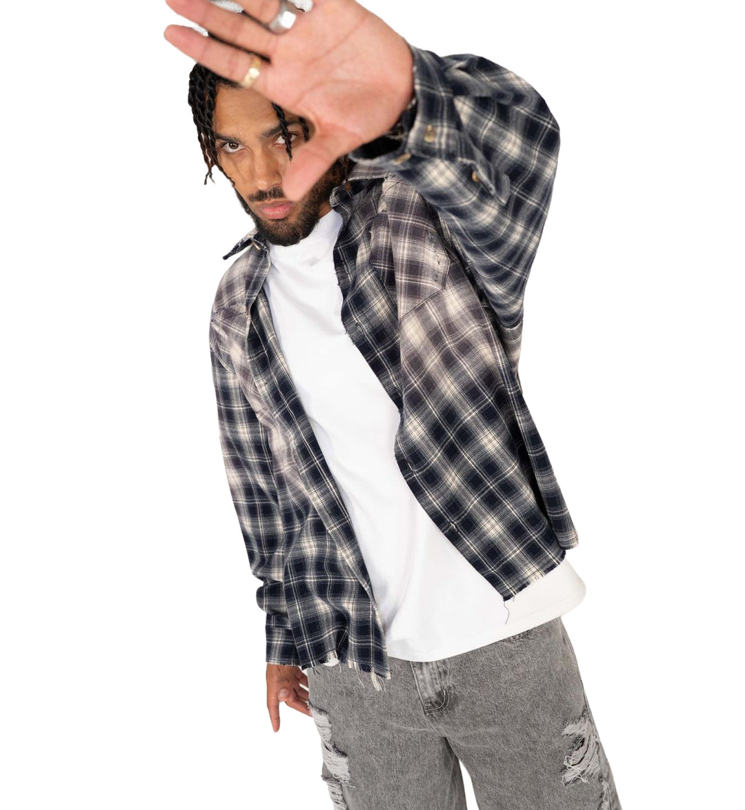 EPTM. Bleached Flannel — Navy 