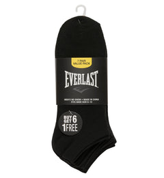 Everlast No-Show Socks 7-Pair Value Pack (Black or White)