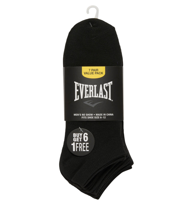 Everlast 7-Pairs Value Pack No-Show Socks