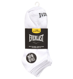 Everlast No-Show Socks 7-Pair Value Pack (Black or White)