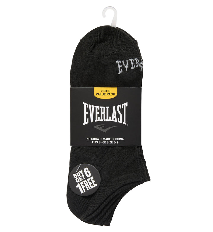 Everlast 7-Pairs Value Pack No-Show Socks