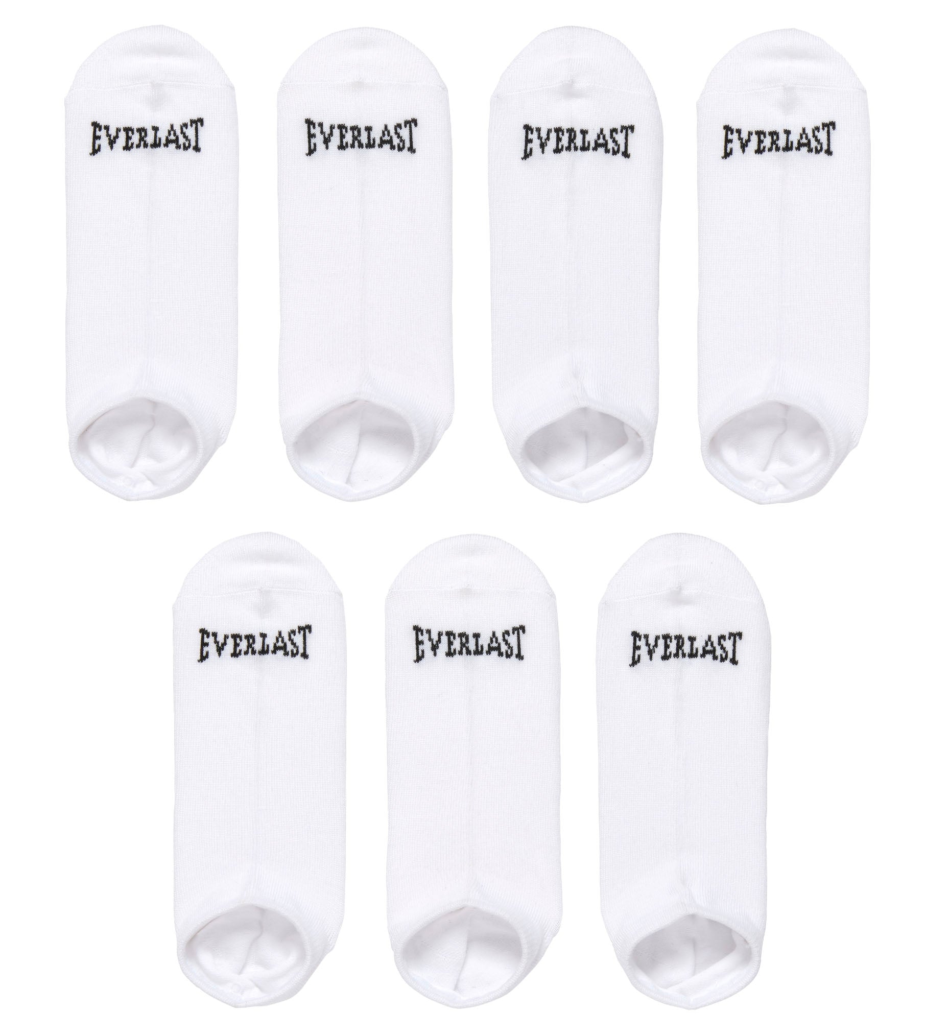 Everlast 7-Pairs Value Pack No-Show Socks “Black/White” (EV767MD)
