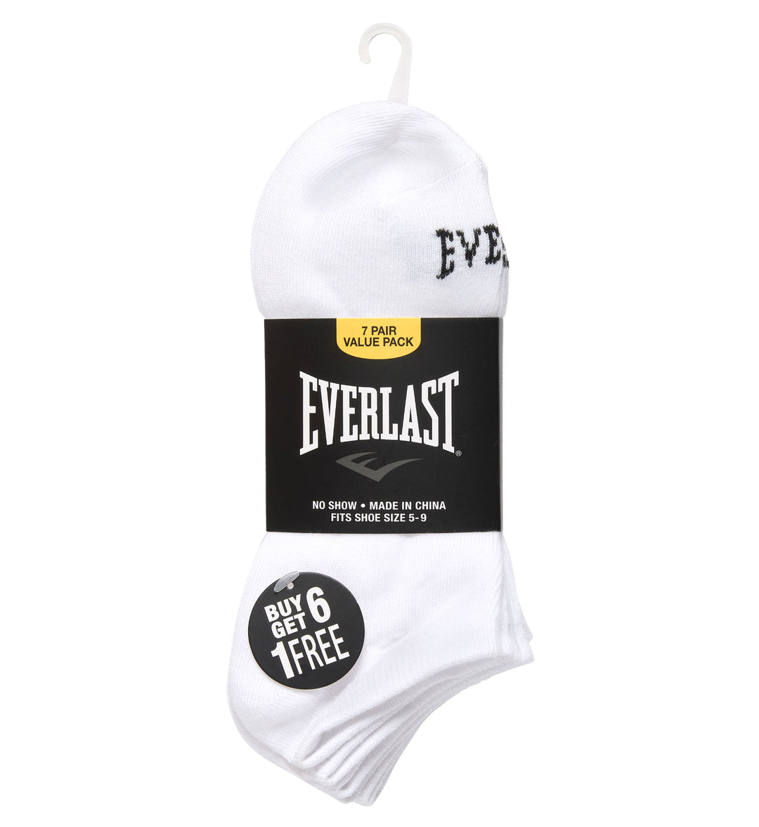 Everlast 7-Pairs Value Pack No-Show Socks