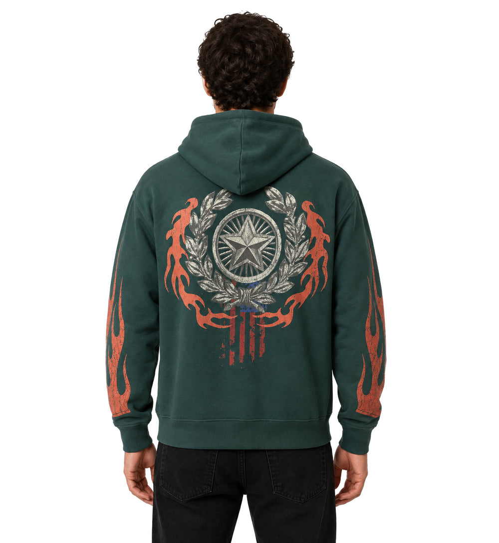 PJ Mark Valor Hoodie Green F2675 | Pro Feet