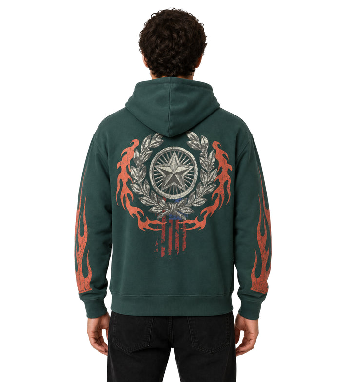 PJ Mark Valor Hoodie Green F2675 | Pro Feet