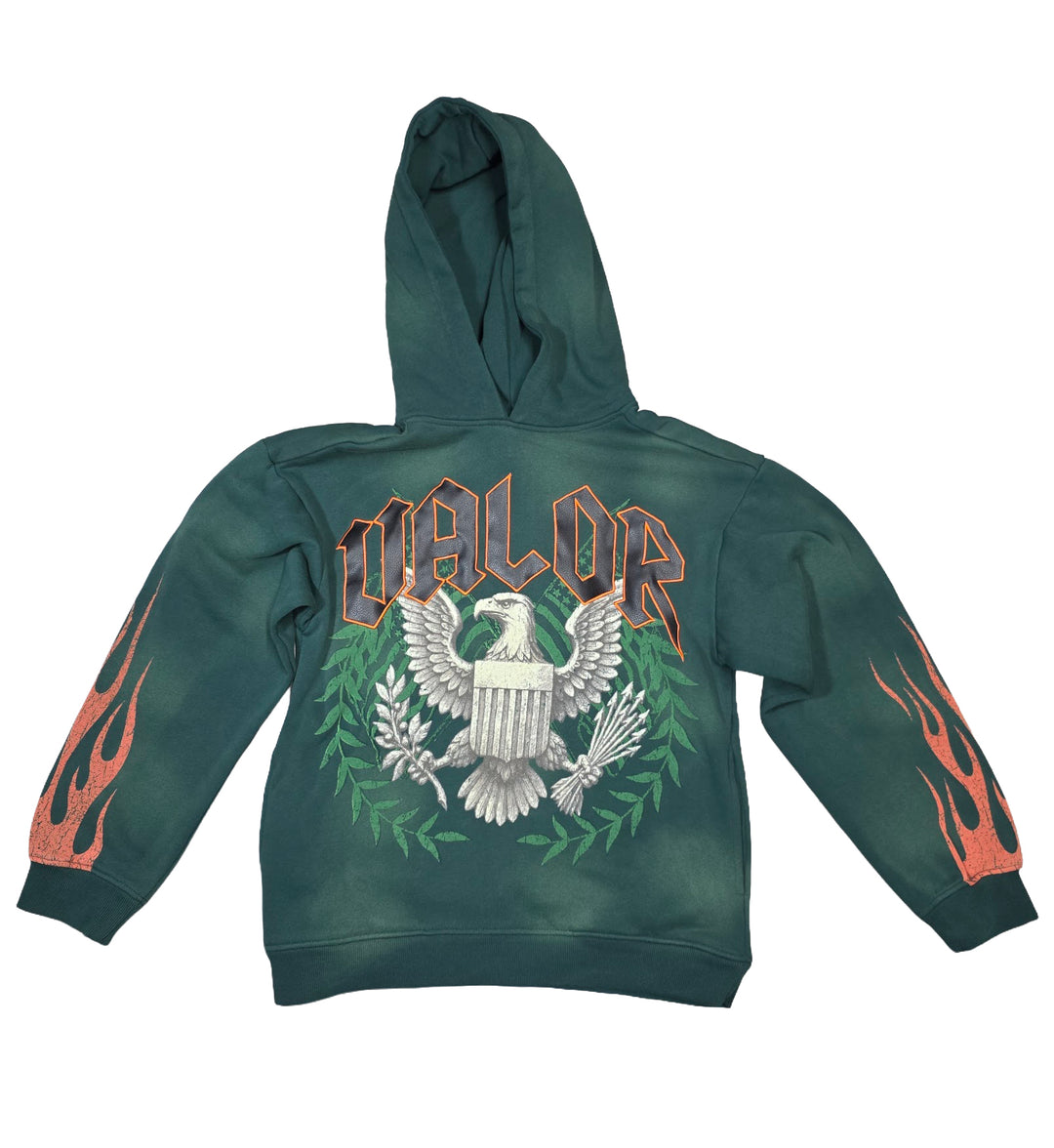 PJ Mark Valor Hoodie Green F2675 | Pro Feet