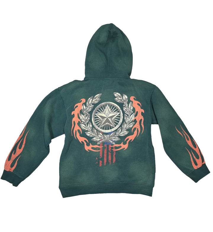 PJ Mark Valor Hoodie Green F2675 | Pro Feet