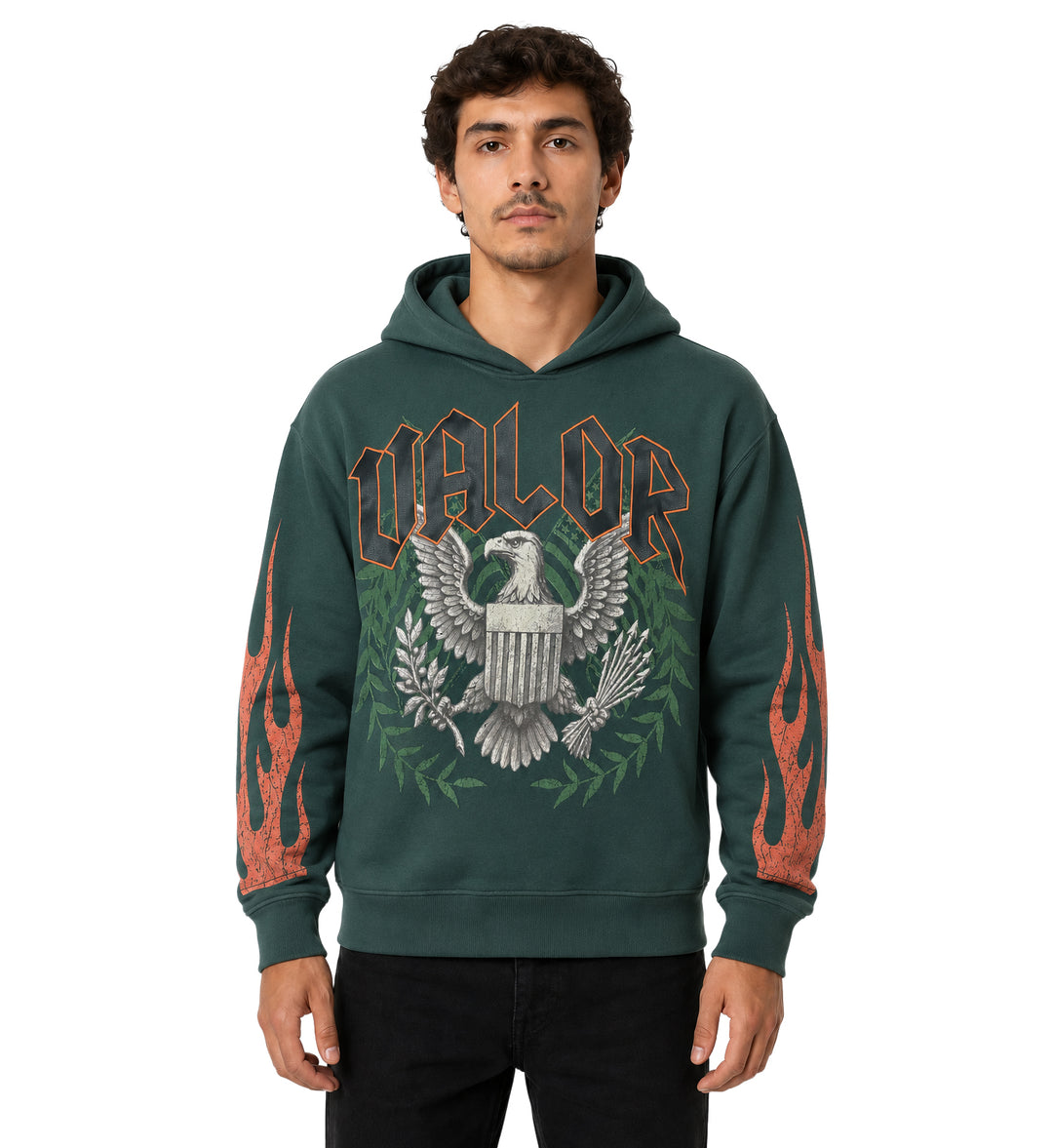 PJ Mark Valor Hoodie Green F2675 | Pro Feet