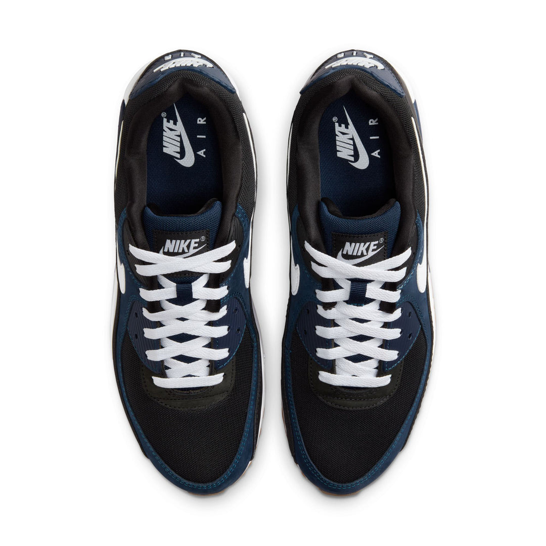 Nike Air Max 90 Midnight Navy White Black Gum Med Brown | Pro Feet | FB9658-400