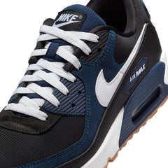 Nike Air Max 90 Midnight Navy White Black Gum Med Brown | Pro Feet | FB9658-400