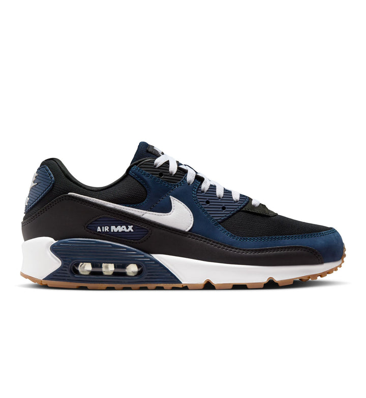 Nike Air Max 90 Midnight Navy White Black Gum Med Brown | Pro Feet | FB9658-400