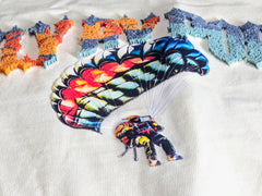 Fly By Popularity Parachute T-Shirt Cream FBP023 | Pro Feet