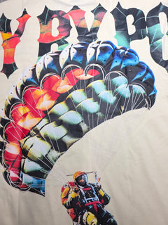 Fly By Popularity Parachute T-Shirt Cream FBP023 | Pro Feet