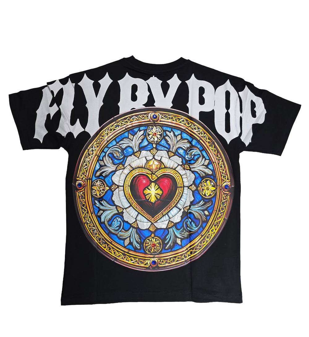 Fly By Popularity Window T-Shirt Black FBP024 | Pro Feet