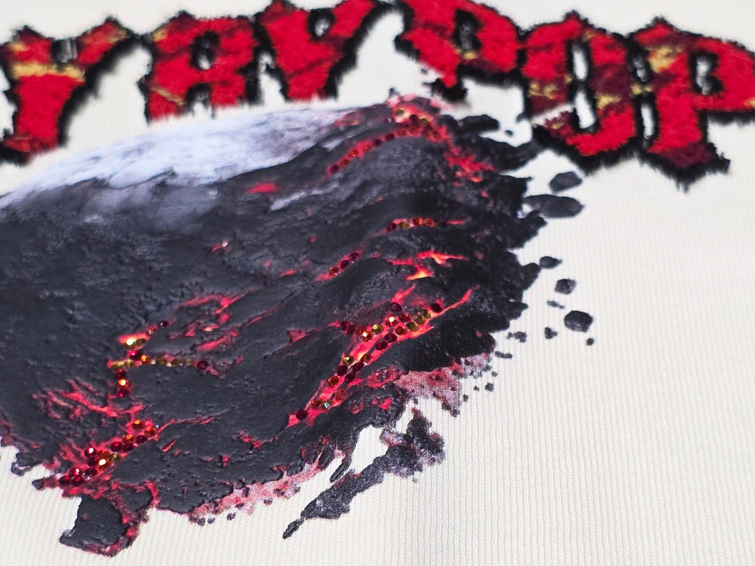 Fly By Popularity Armageddon T-Shirt Cream FBP034 | Pro Feet