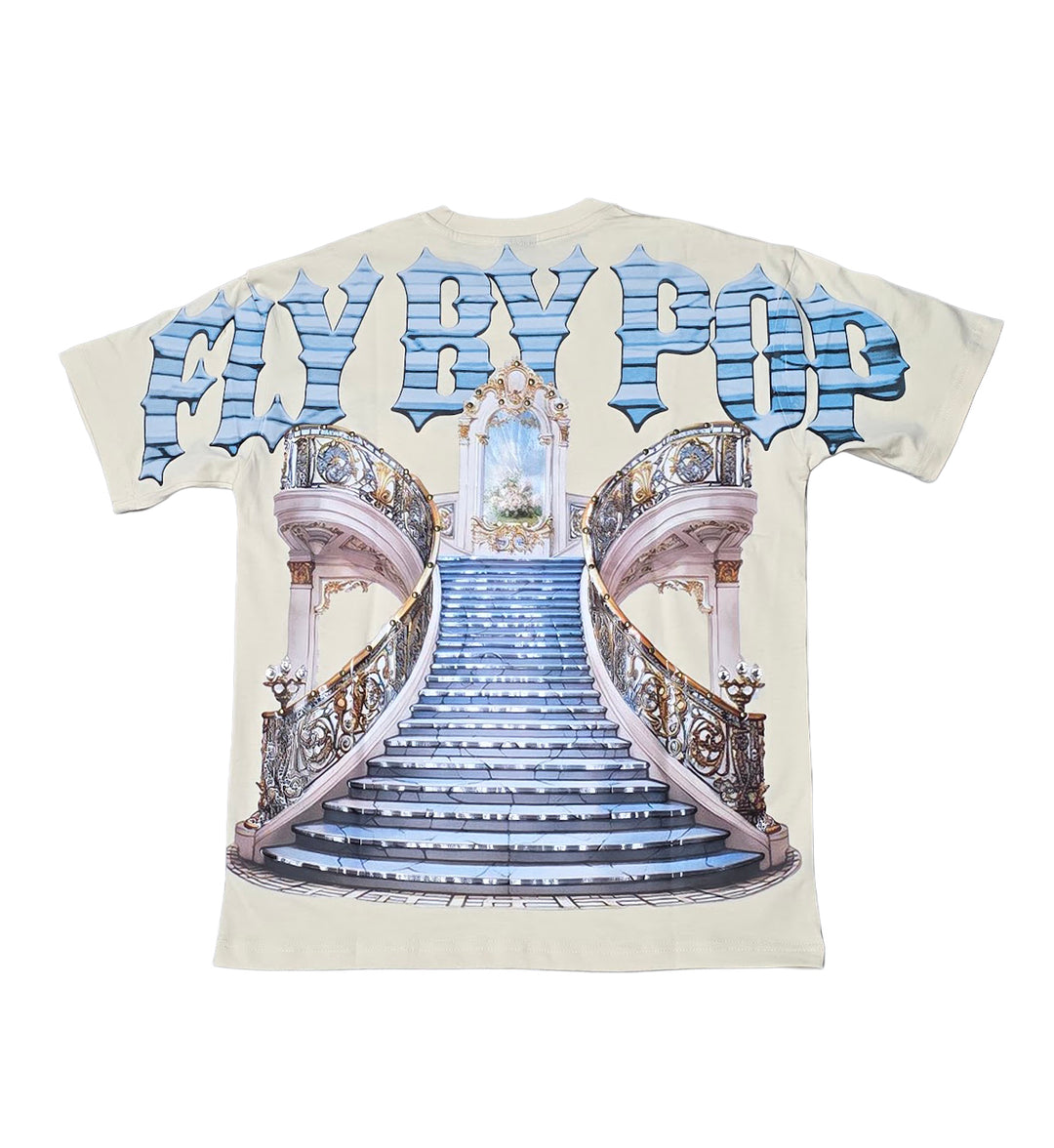 Fly By Popularity Royal Entrance T-Shirt Cream FBP036 | Pro Feet