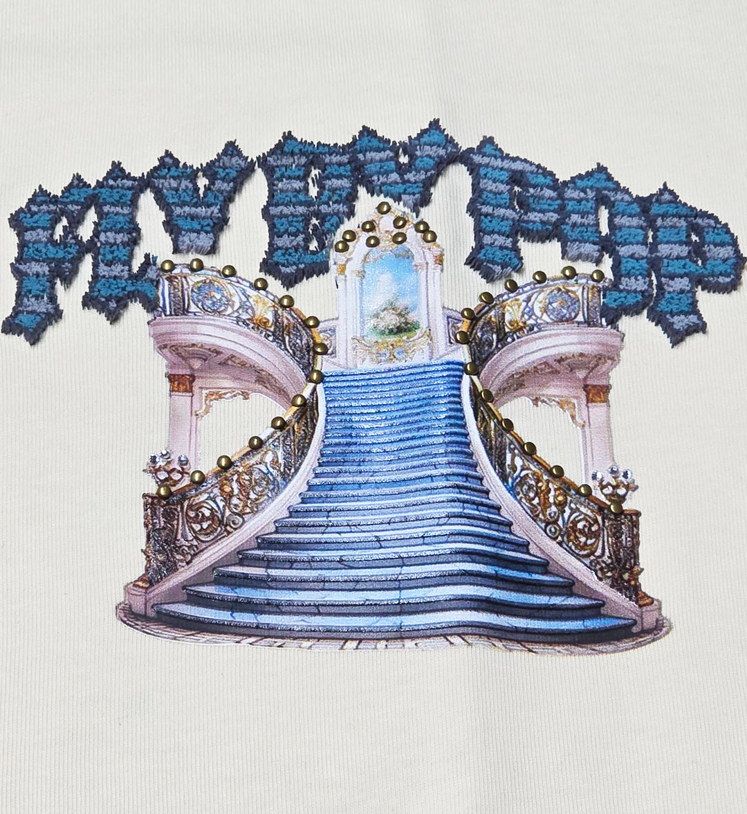 Fly By Popularity Royal Entrance T-Shirt Cream FBP036 | Pro Feet