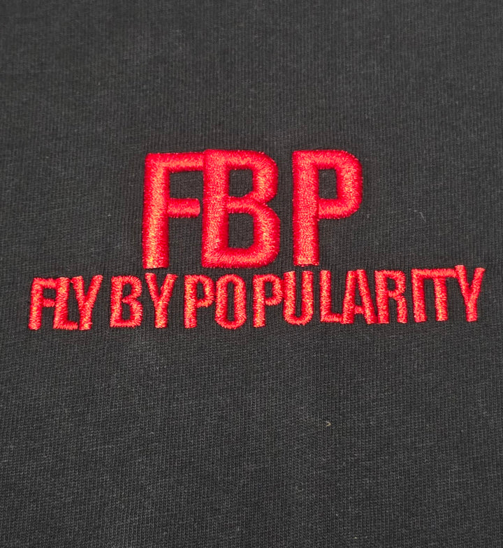 Fly By Popularity Dirt Bike T-Shirt Black FBP100 | Pro Feet