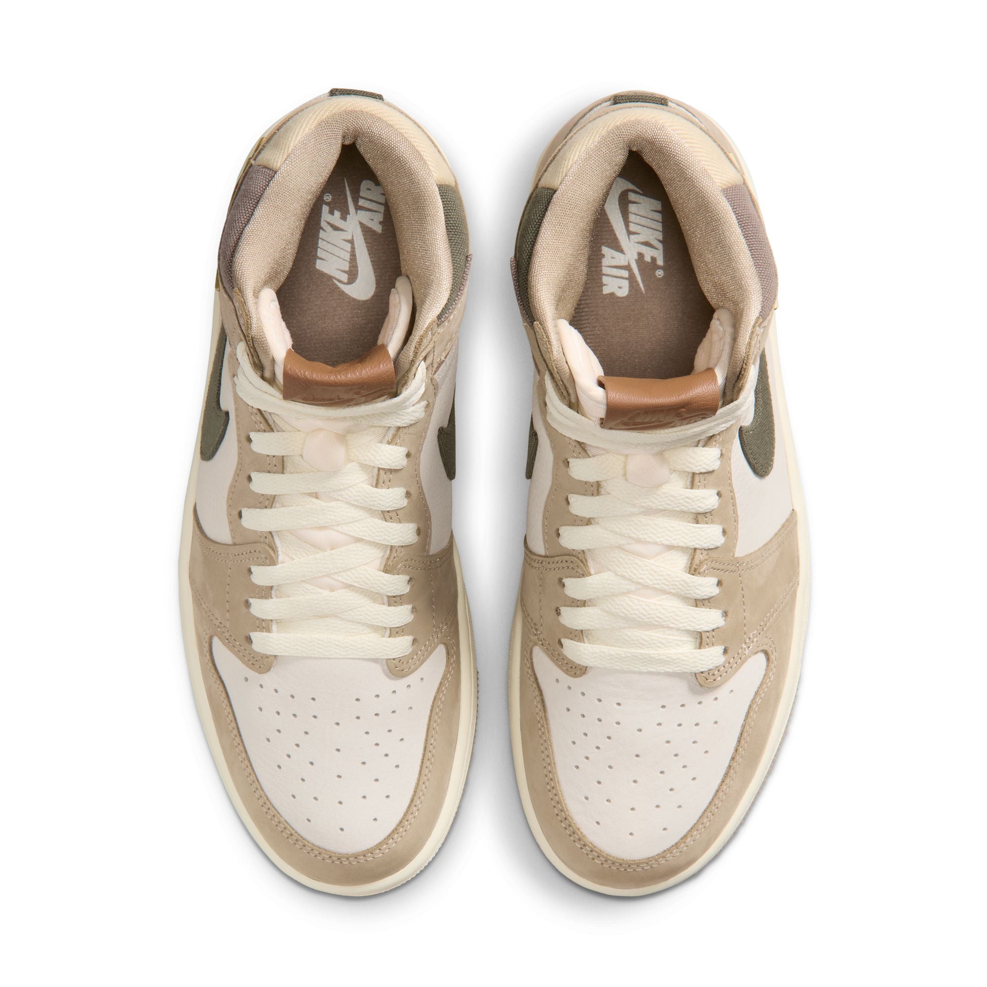 Women’s Air Jordan 1 Retro High OG Khaki Multi-Color Sail Cargo Khaki FD2596-201 | Pro Feet
