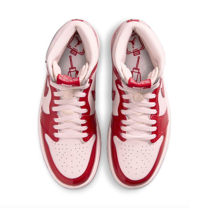 Air Jordan 1 Retro High OG Women’s Shoes Nails &amp; Grails University Red Metallic Silver FD2596-601 | Pro Feet