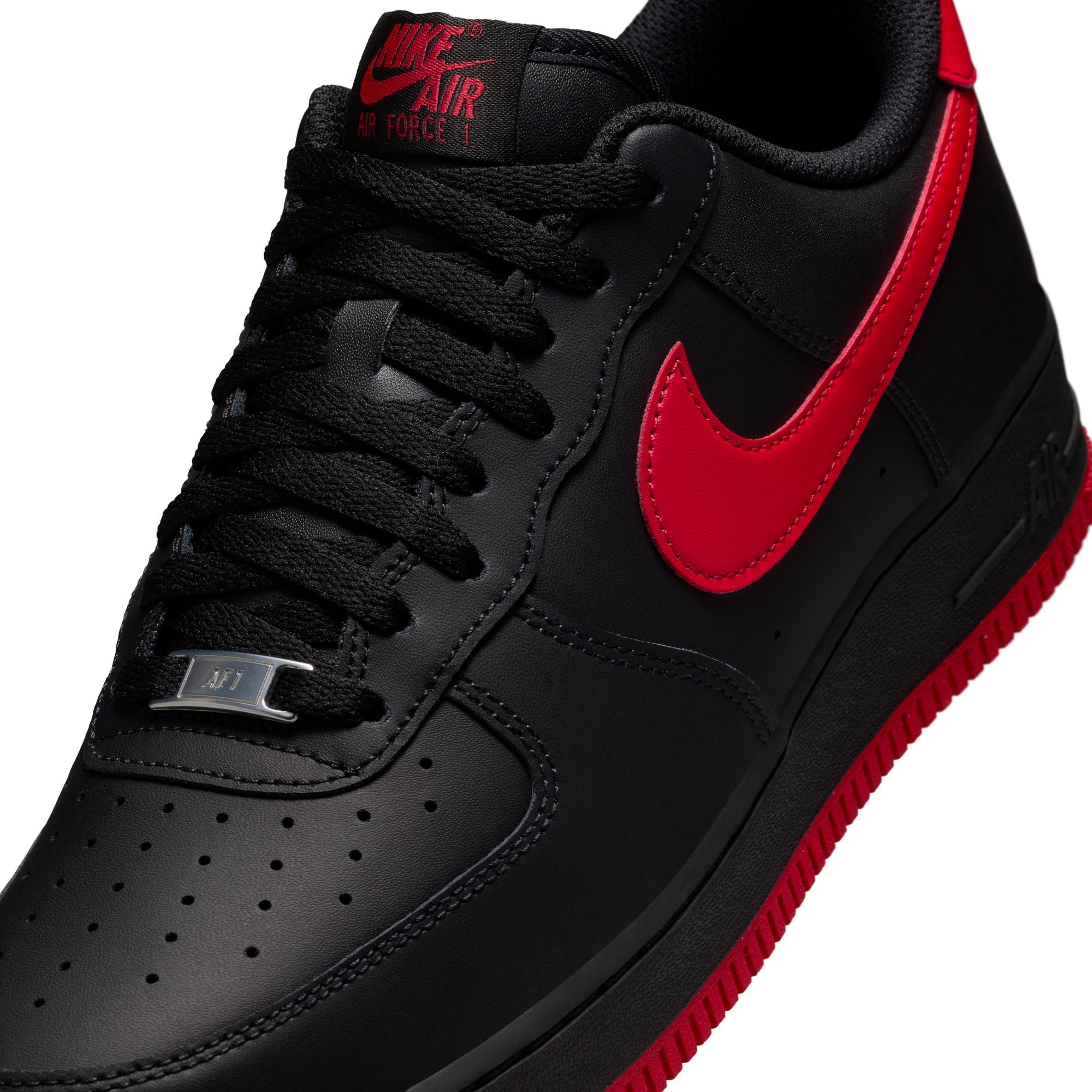 Nike Air Force 1 ’07 Black University Red Black FJ4146-002 | Pro Feet