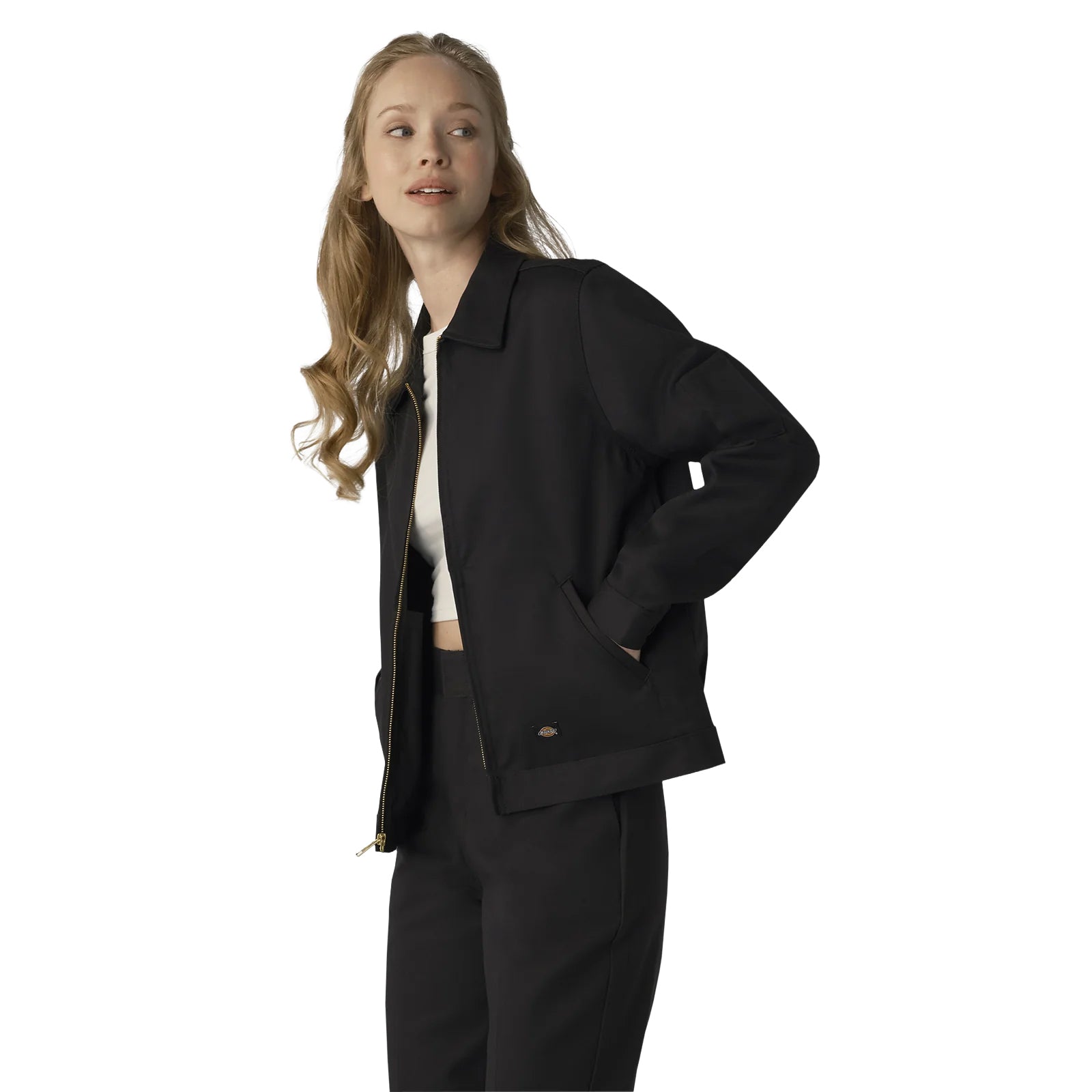 Dickies Women’s Unlined Eisenhower Jacket Black FJ75 | Pro Feet