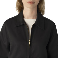 Dickies Women’s Unlined Eisenhower Jacket Black FJ75 | Pro Feet