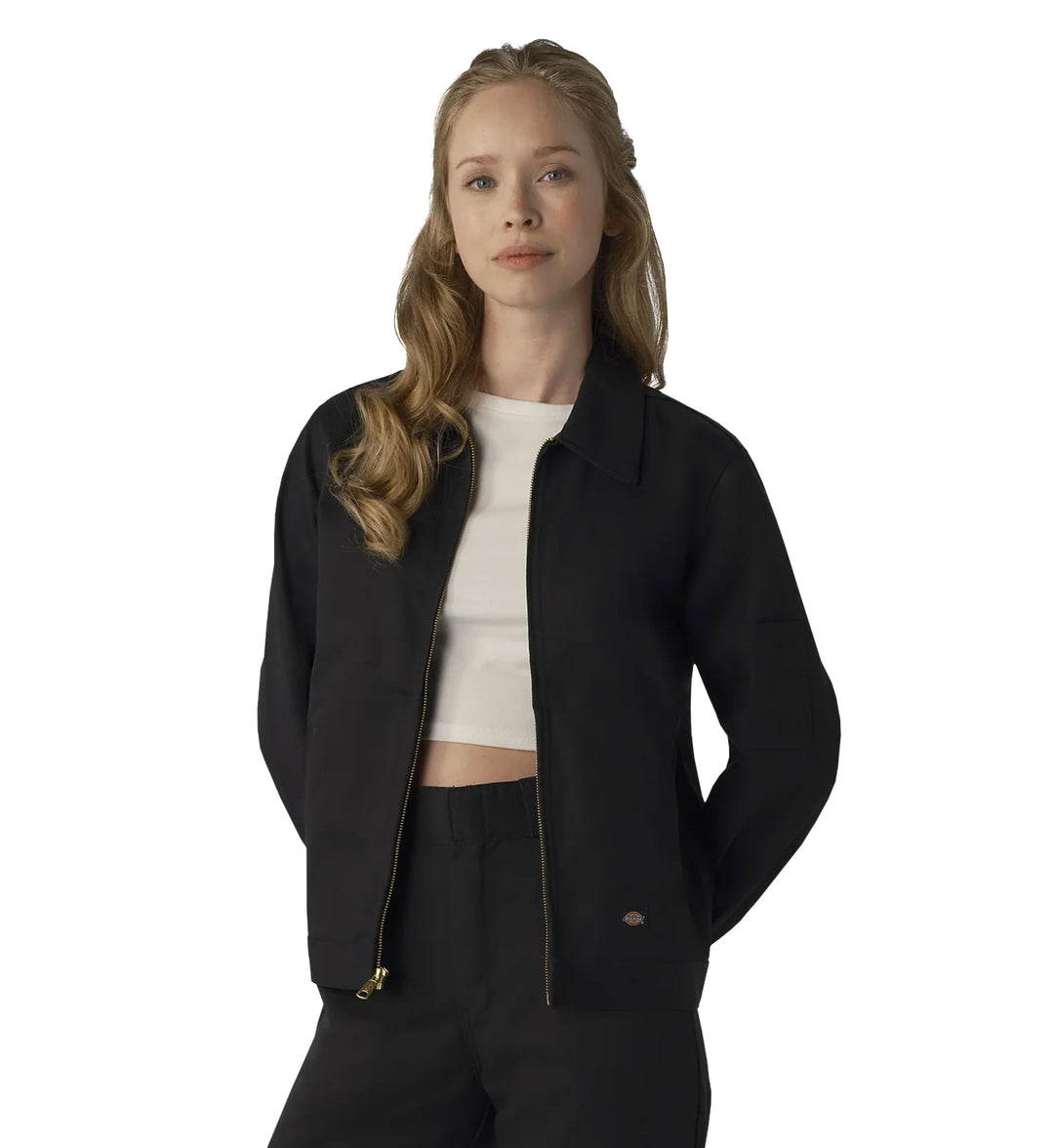Dickies Women’s Unlined Eisenhower Jacket Black FJ75 | Pro Feet
