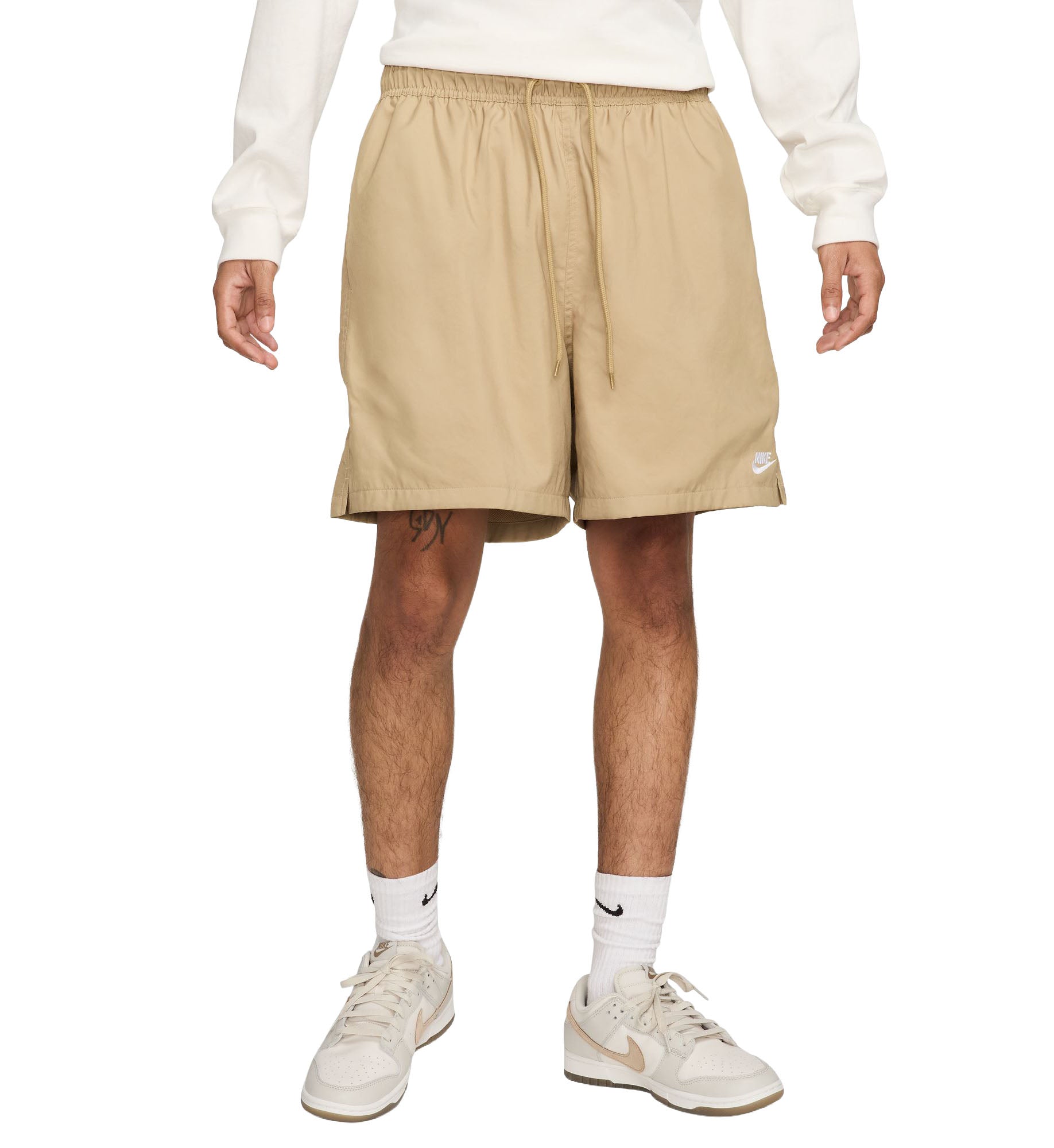 Nike Club Men’s Woven Flow Shorts – Parachute Beige/White (FN3307-297)