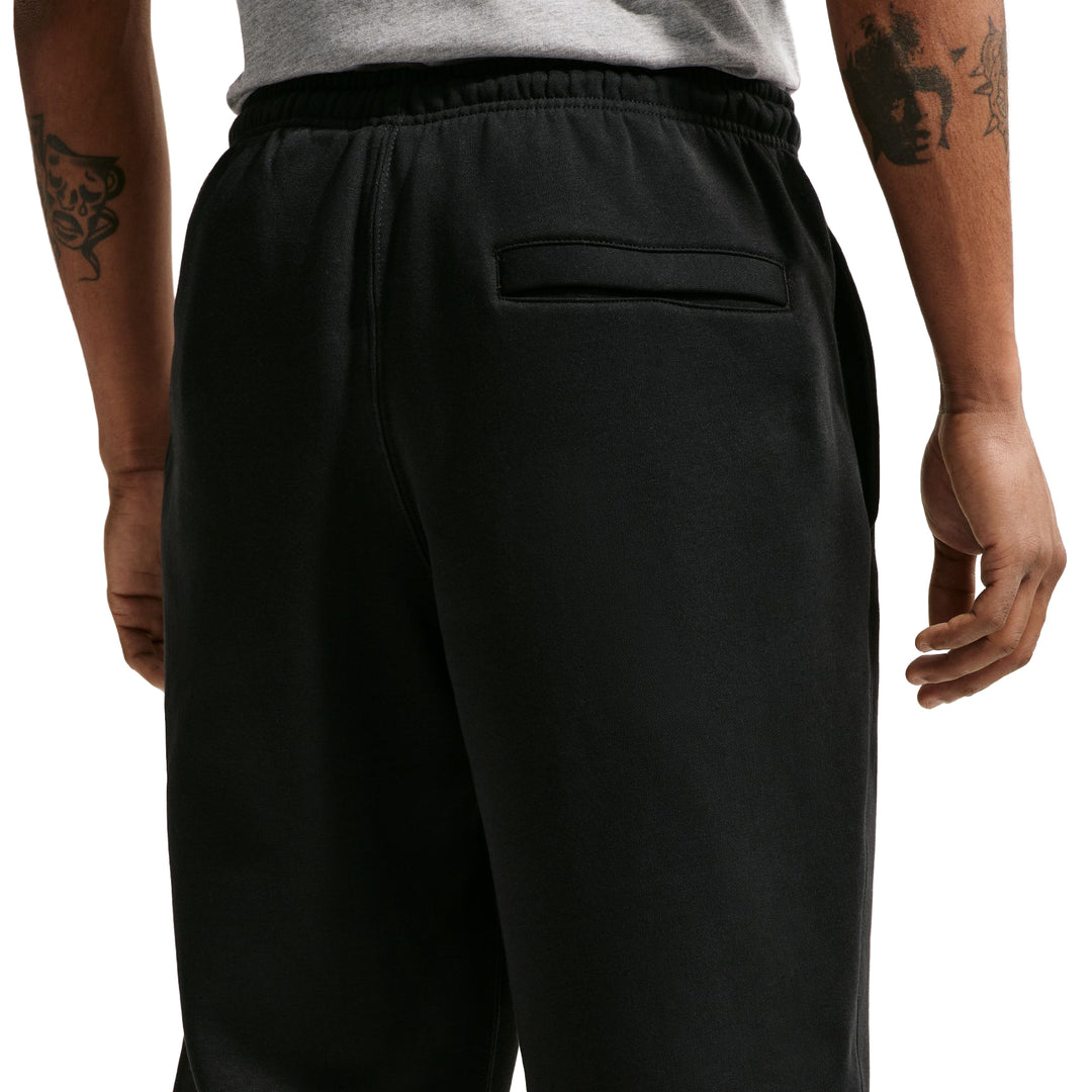 Nike Club Men’s Open-Hem Fleece Pants Black/Black/White FN3730-010 | Pro Feet