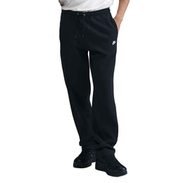Nike Club Men’s Open-Hem Fleece Pants “Black/Black/White” (FN3730-010)