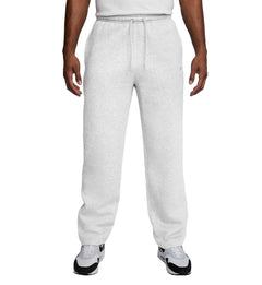 Nike Club Men’s Open-Hem Fleece Pants “Birch Heather/White/White” (FN3730-051)