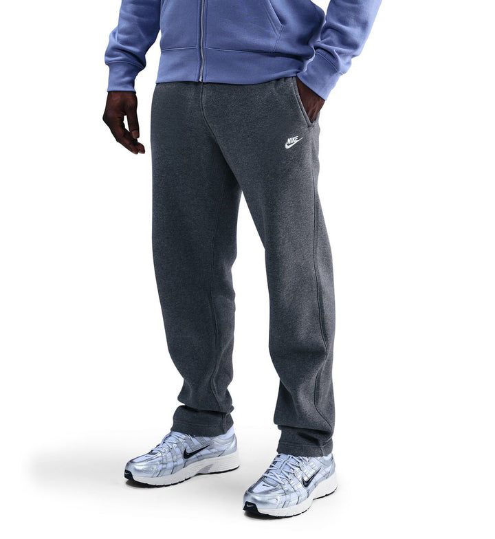 Nike Club Open-Hem Fleece Pants Charcoal Heather FN3730-071 | Pro Feet