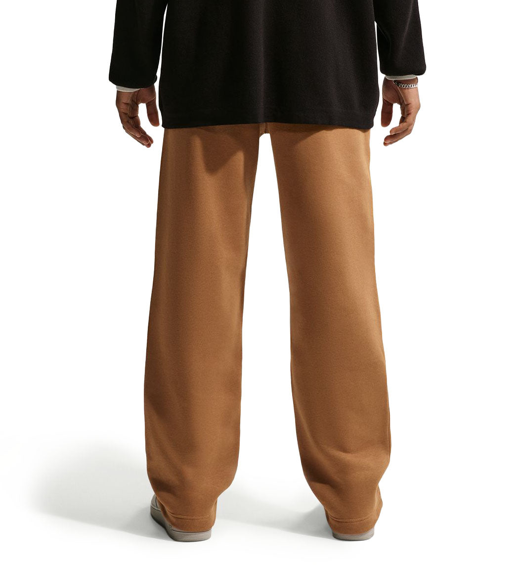 Nike Club Men’s Open-Hem Fleece Pants Ale Brown Ale Brown White FN3730-270 | Pro Feet