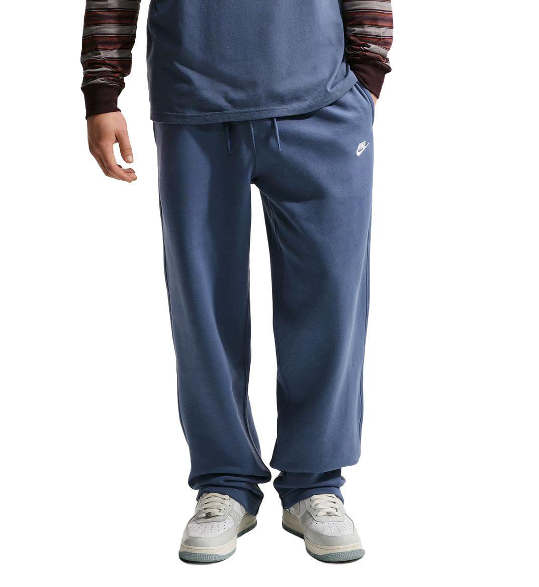 Nike Club Men’s Open-Hem Fleece Pants Diffused Blue FN3730-491 | Pro Feet