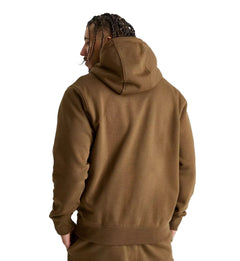 Nike Club Men’s Pullover Fleece Hoodie “Mosswood Brown/Mosswood Brown/White” (FN3859-235)