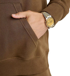 Nike Club Men’s Pullover Fleece Hoodie “Mosswood Brown/Mosswood Brown/White” (FN3859-235)
