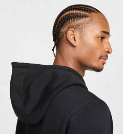 Nike Club Men’s Full-Zip Fleece Hoodie “Black/Black/White” (FN3861-010)