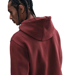 Nike Club Men’s Full-Zip Fleece Hoodie “Dark Team Red/Dark Team Red/White” (FN3861-619)