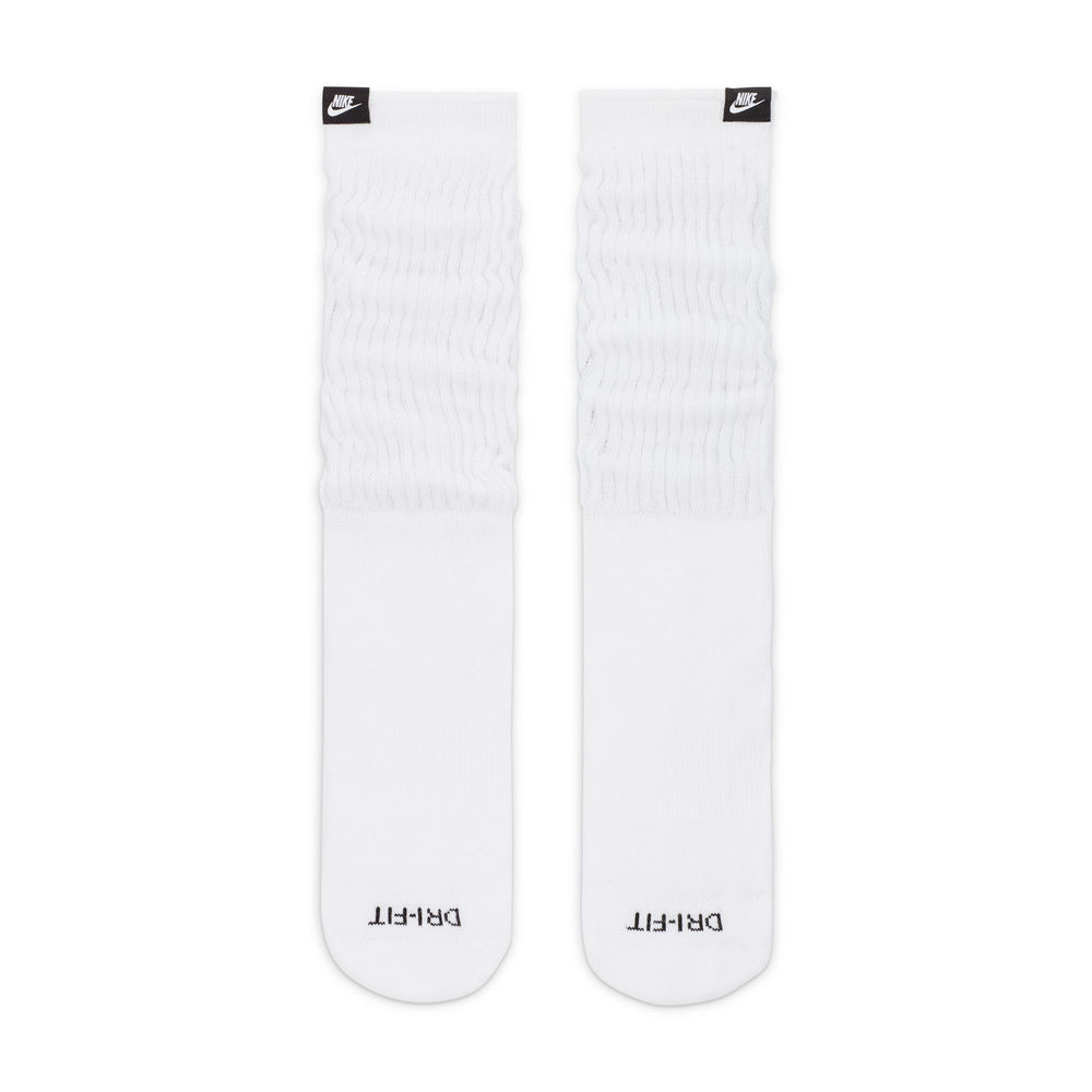 Nike Everyday Plus Slouchy Cushioned Crew Socks White/Black (FN7406-100)