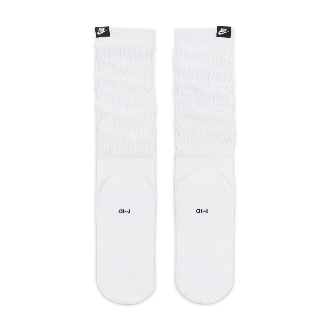 Nike Everyday Plus Slouchy Cushioned Crew Socks White/Black (FN7406-100)