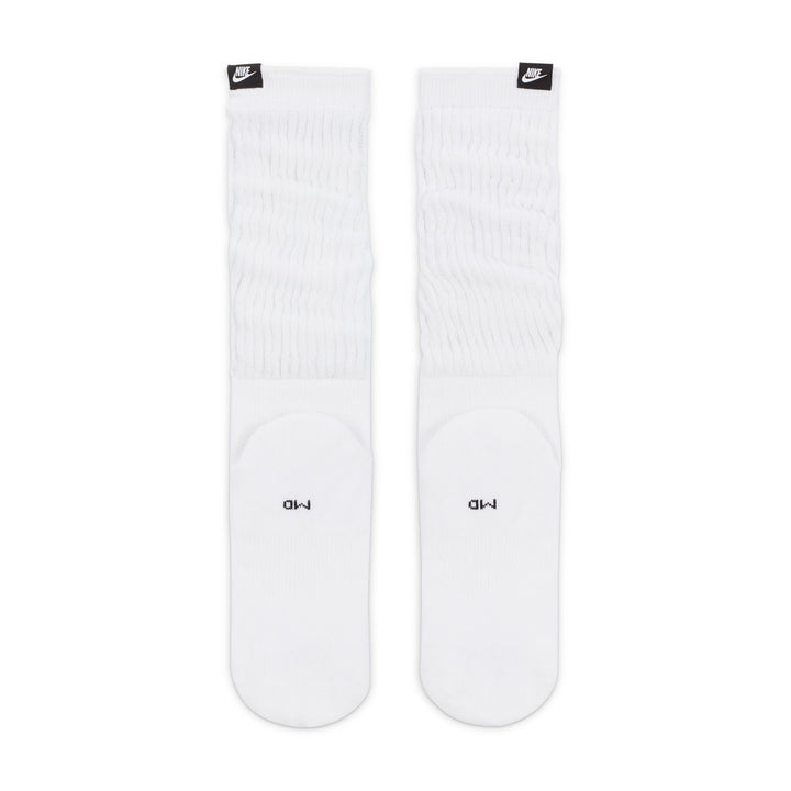 Nike Everyday Plus Slouchy Cushioned Crew Socks White/Black (FN7406-100)