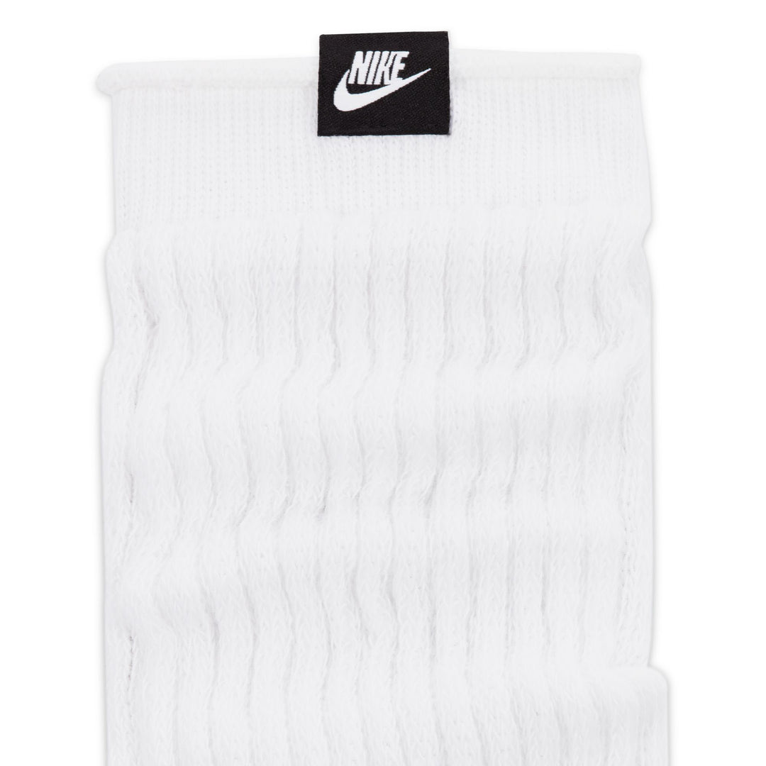 Nike Everyday Plus Slouchy Cushioned Crew Socks White/Black (FN7406-100)