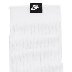 Nike Everyday Plus Slouchy Cushioned Crew Socks White/Black (FN7406-100)