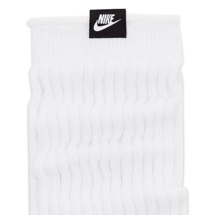Nike Everyday Plus Slouchy Cushioned Crew Socks White/Black (FN7406-100)